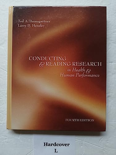 Conducting And Reading Research In Health and Human Performance