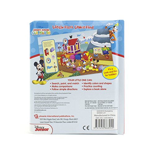 Mickey Mouse Clubhouse - On the Go - Little First Look and Find Activity Book - PI Kids