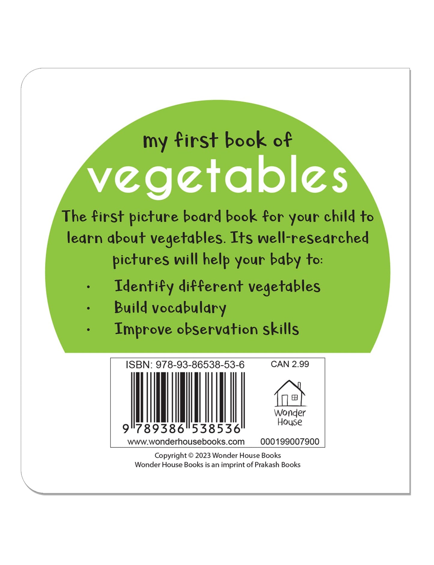 My First Book of Vegetables: First Board Book