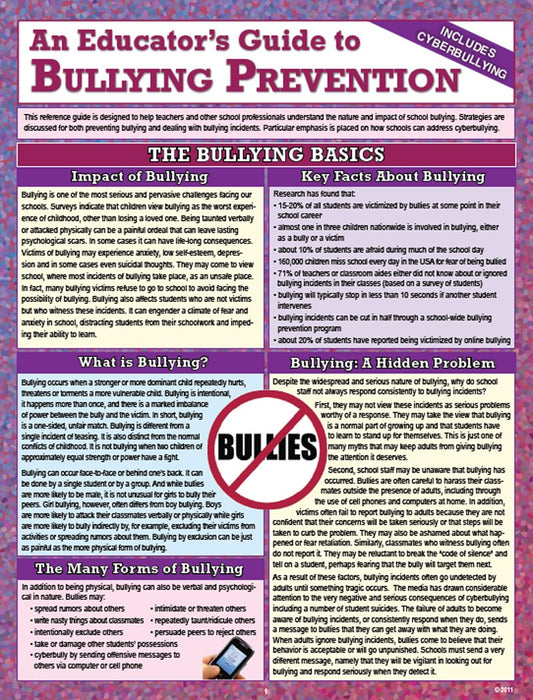 An Educator's Guide to Bullying Prevention - 8499
