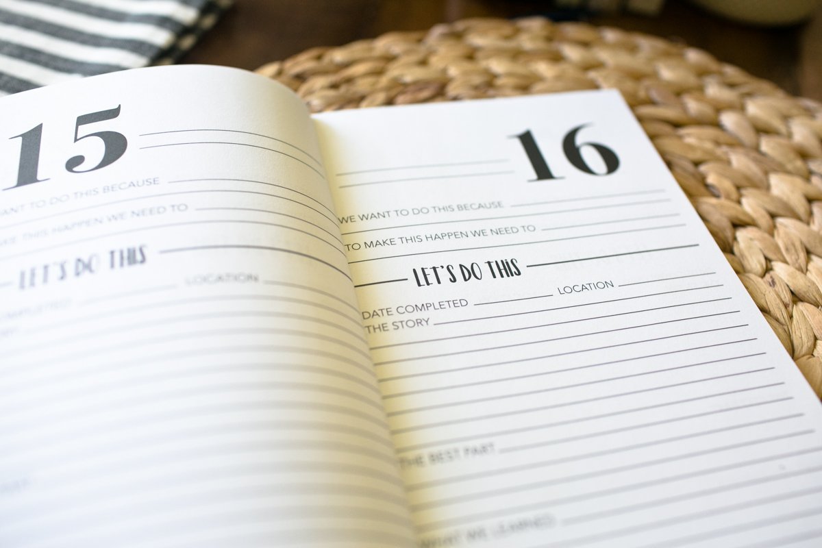 Our Bucket List: A Creative and Inspirational Journal for Ideas and Adventures for Couples