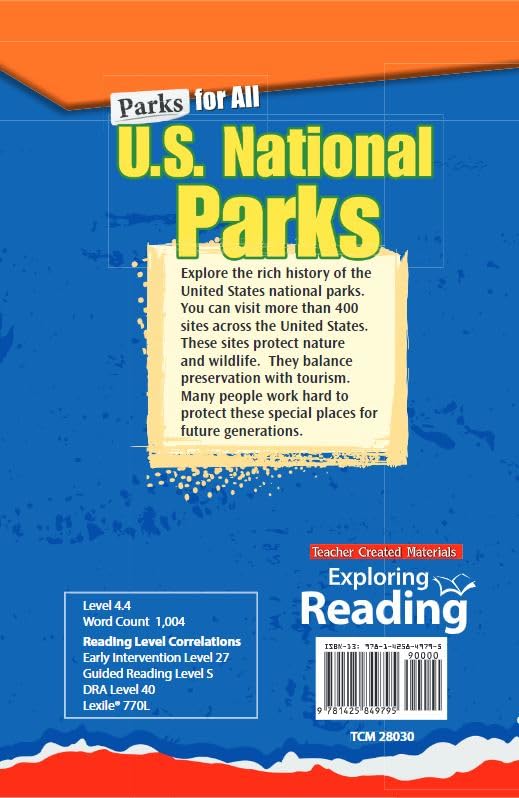 Parks for All: U.S. National Parks (Time for Kids(r) Informational Text)
