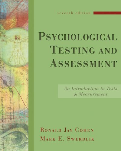 Psychological Testing and Assessment: An Introduction to Tests and Measurement - 2219