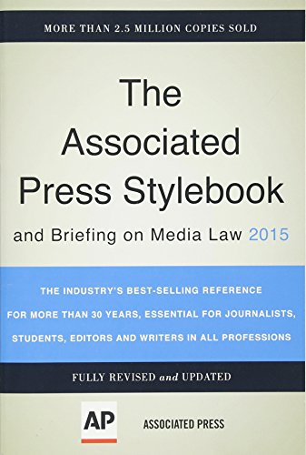 Associated Press Stylebook 2015 and Briefing on Media Law - 9034