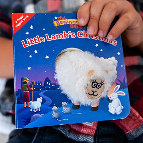 The Beginner's Bible Little Lamb's Christmas: A Finger Puppet Board Book - 646