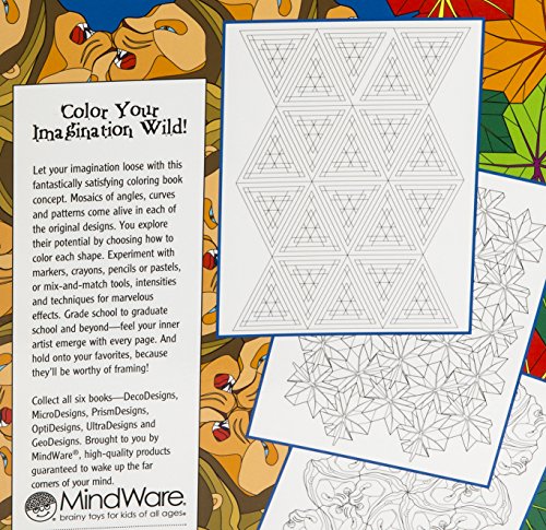 Mind Ware Geodesigns Coloring Book