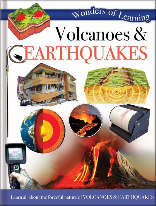 Wonders of Learning: Discover Volcanoes and Earthquakes (48pp Omnibus)