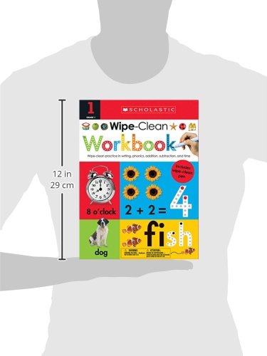 First Grade Wipe-Clean Workbook: Scholastic Early Learners (Wipe-Clean)