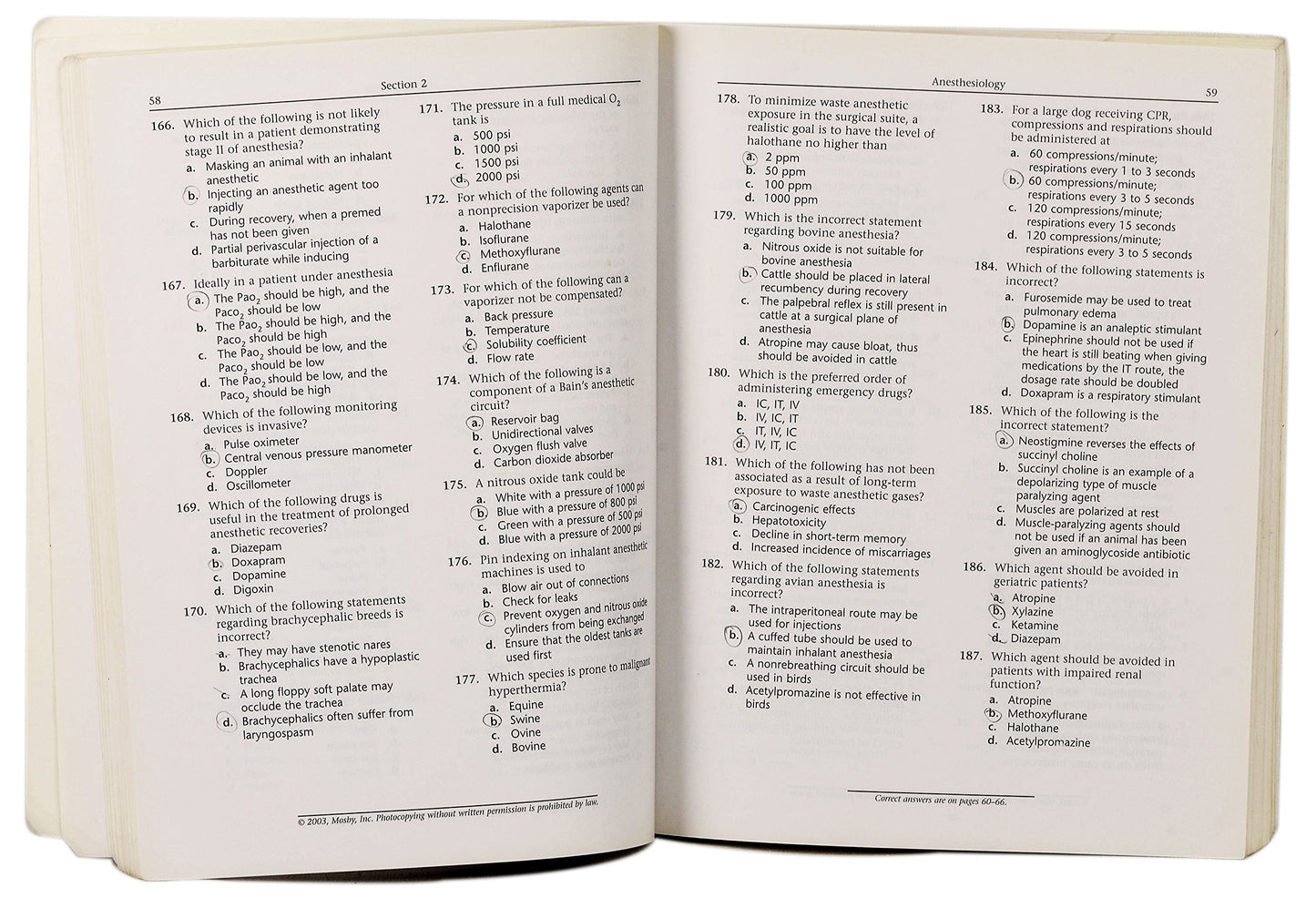 Review Questions and Answers for Veterinary Technicians (3rd Edition, Book & CD-ROM)