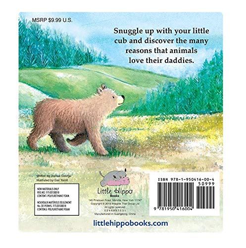 I Love My Daddy - Little Hippo Books - Children's Padded Board Book
