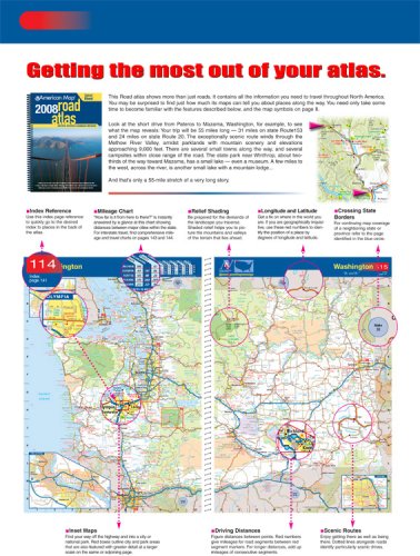 American Map 2008 United States Road Atlas: United States, Canada, Mexico
