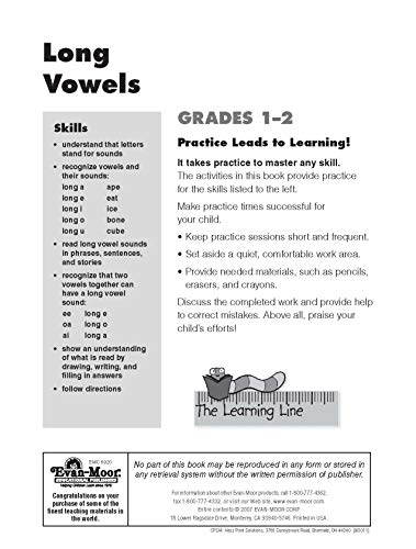 Long Vowels (Learning Line)