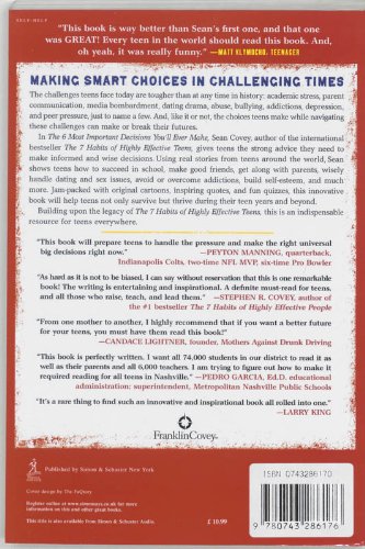 The 6 Most Important Decisions You'll Ever Make: A Teen Guide to Using the 7 Habits [Paperback] [Jan 01, 2006] Sean Covey