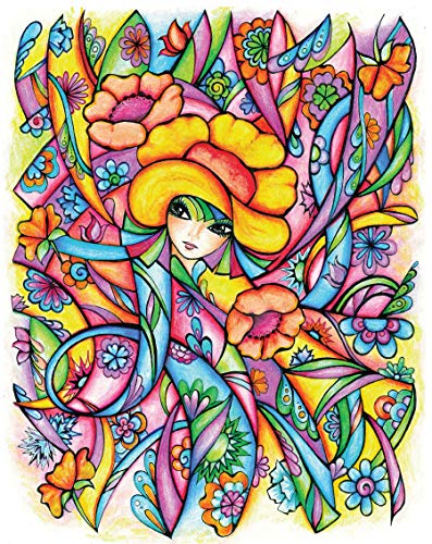 Fanciful Faces Coloring Book (Creative Haven)