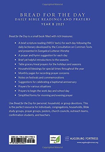 Bread for the Day 2021: Daily Bible Readings and Prayers (Sundays & Seasons)