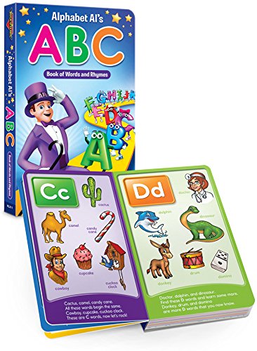 Alphabet Al's ABC Book of Words and Rhymes Board Book by Rock 'N Learn