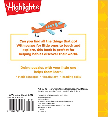 Find It Things That Go: Baby's First Puzzle Book (Highlights Find It Board Books)