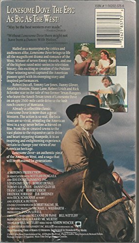 Lonesome Dove: Part IV Return [VHS Tape] by Rovert Duvall; Tommy Lee Jones