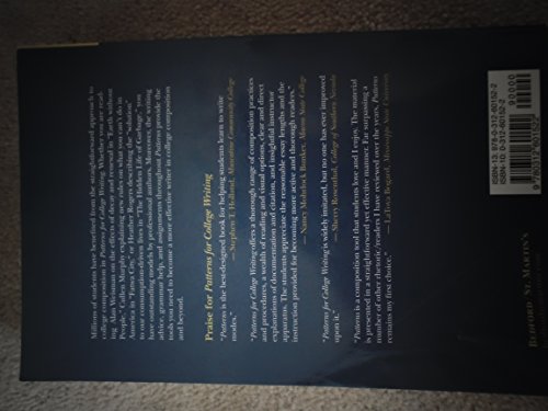 Patterns for College Writing with 2009 MLA Update: A Rhetorical Reader and Guide - 2256