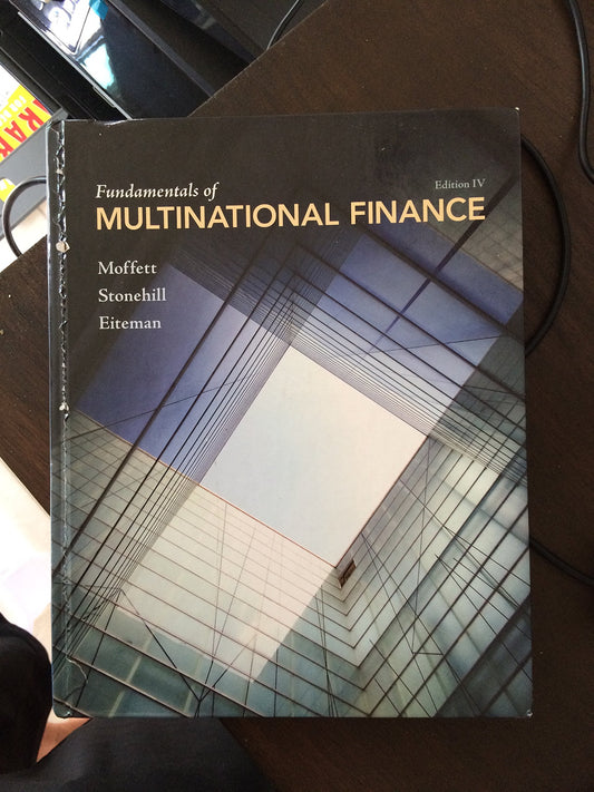 Fundamentals of Multinational Finance