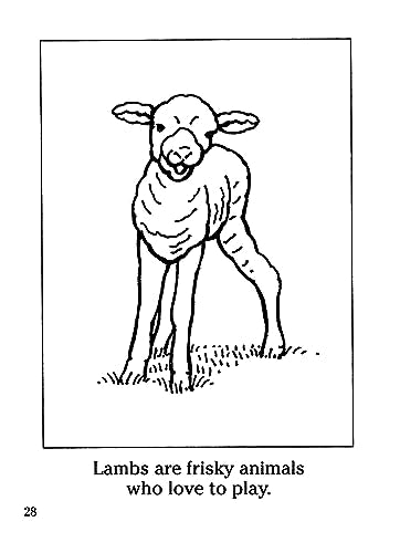Farm Animals Coloring Book (Dover Little Activity Books)