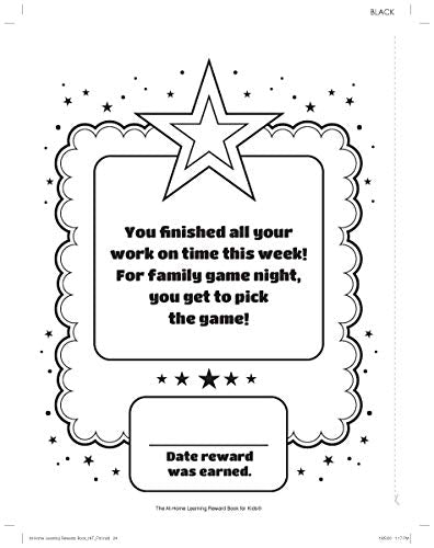 The At-Home Learning Reward Book for Kids: 48 motivational rewards for summer learning, each with a coloring activity!