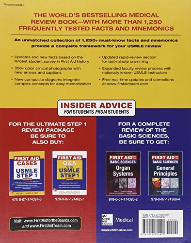 First Aid for the USMLE Step 1 2014 (First Aid Series)