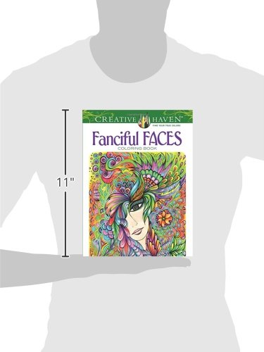 Fanciful Faces Coloring Book (Creative Haven)