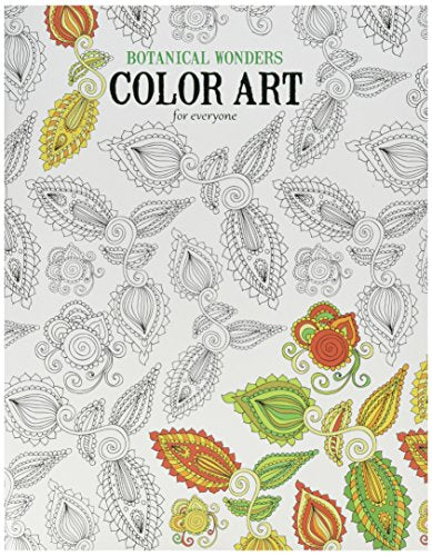 Leisure Arts 6764 Botanical Wonders Color Art, Assorted