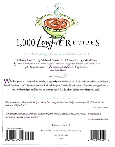 1, 000 Lowfat Recipes - 7540