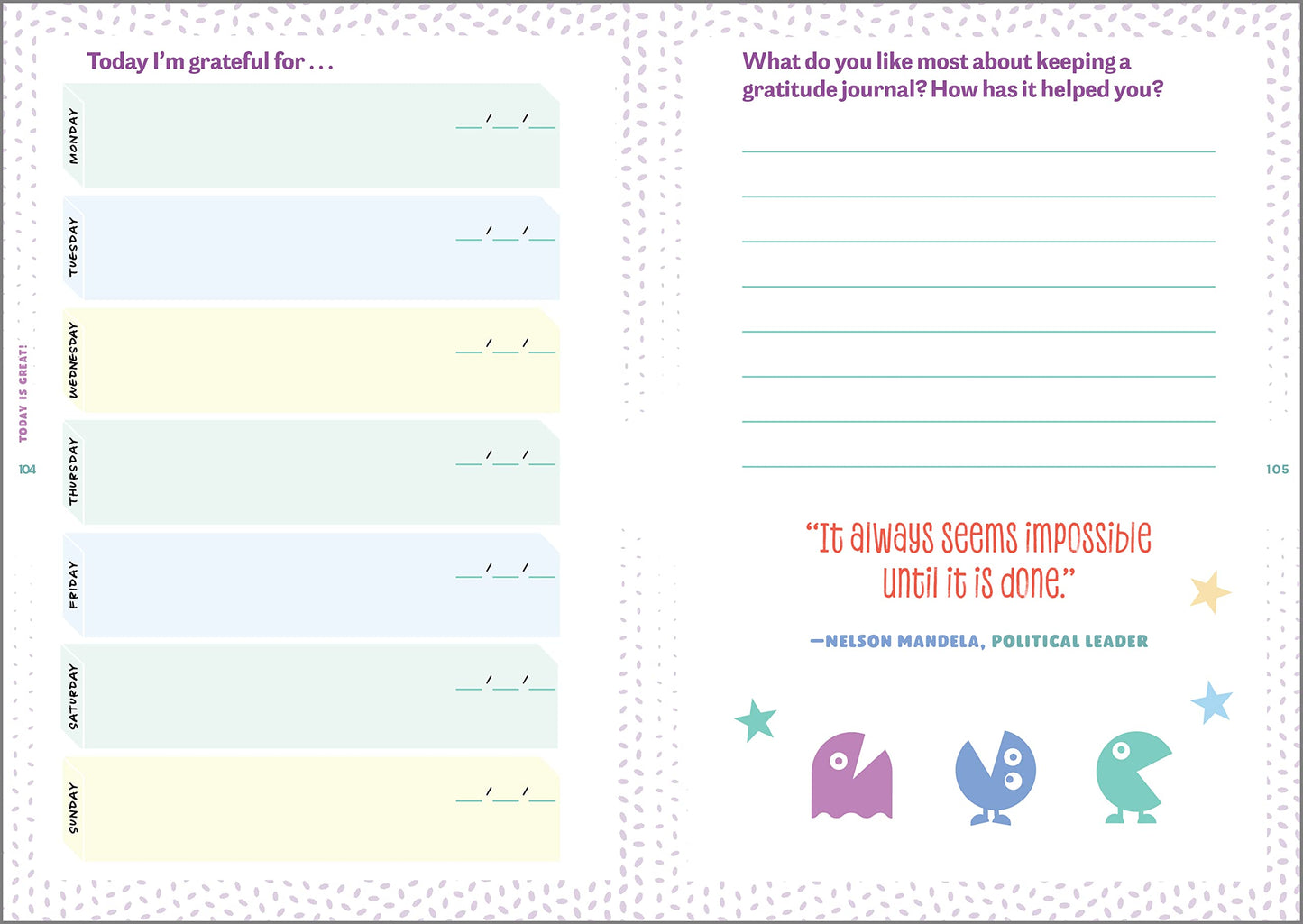 Today Is Great!: A Daily Gratitude Journal for Kids