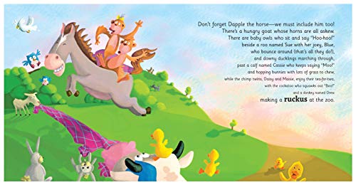 Drew At The Zoo - A Rhyming Animal Story For Children - Padded Board Picture Book - Little Hippo Books