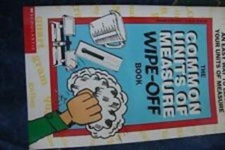 Common Unit of Measurement Wipe-Off Book