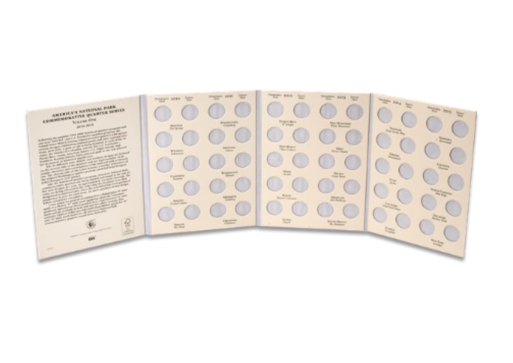 Littleton America's National Parks Commemorative Quarter Folder-2010-2015