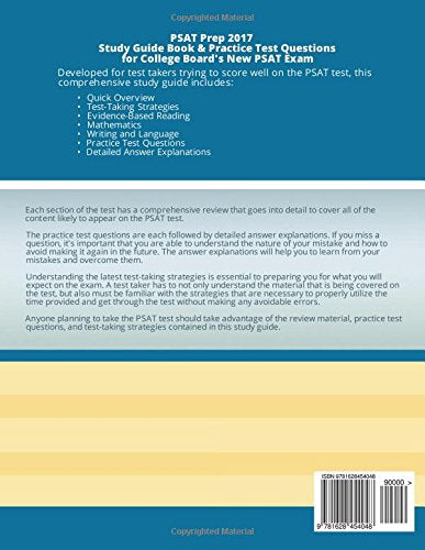 PSAT Prep 2017: Study Guide Book & Practice Test Questions for College Board's New PSAT Exam