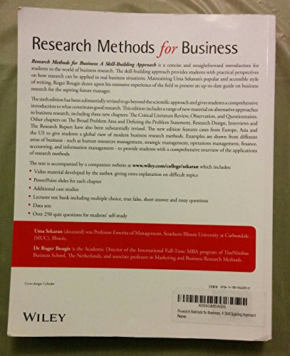 Research Methods for Business: A Skill-Building Approach
