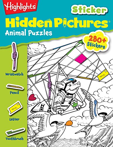 Animal Puzzles (Highlights™ Sticker Hidden Pictures®)