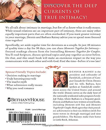 Moments Together for Intimacy