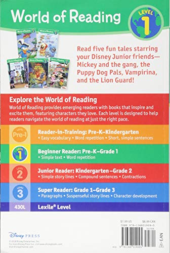 World of Reading: Disney Junior Five Tales of Fun! (Level 1 Reader Bindup) - 405