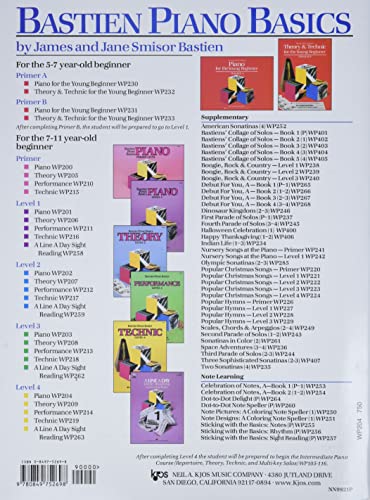 WP204 - Bastien Piano Basics - Piano Level 4 - 7746