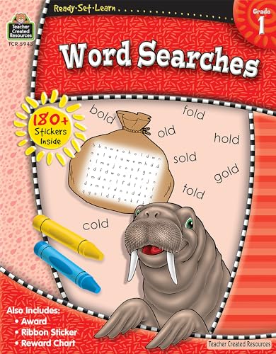 Ready•Set•Learn: Word Searches, Grade 1 from Teacher Created Resources