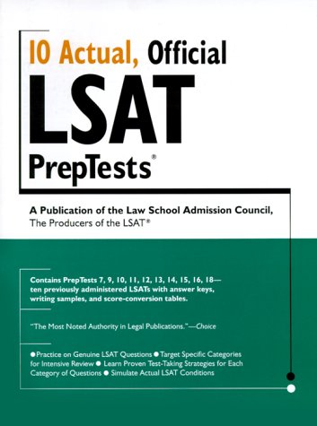 10 Actual, Official Lsat Preptests (Lsat Series) - 3086