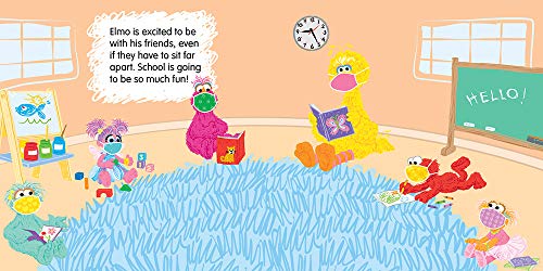 Heroes Wear Masks: Elmo's Super Adventure (a return back to school mask book for kids) (Sesame Street Scribbles)