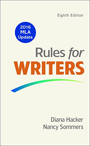 Rules for Writers with 2016 MLA Update - 464