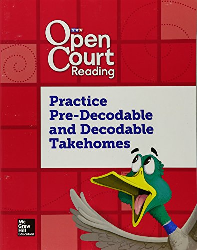 Open Court Reading, Practice PreDecodable and Decodable 4-color Takehome, Grade K (IMAGINE IT)