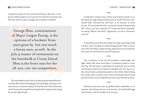 Sports Weird-o-Pedia: The Ultimate Book of Surprising, Strange, and Incredibly Bizarre Facts about Sports