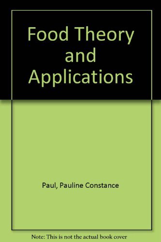 Food Theory and Applications